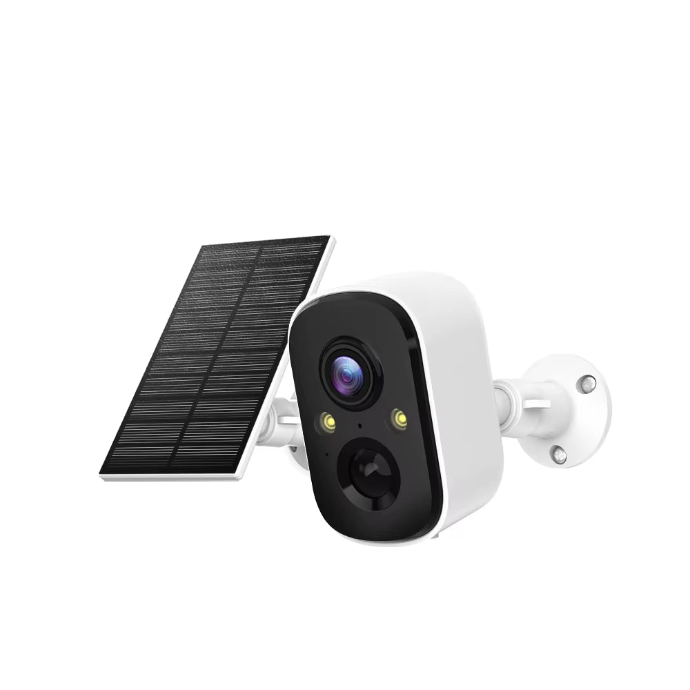 Tuya 3MP Security Battery Camera Combo with Solar Panel Two-Way Audio Wireless Outdoor Human Detection Surveillance Suite