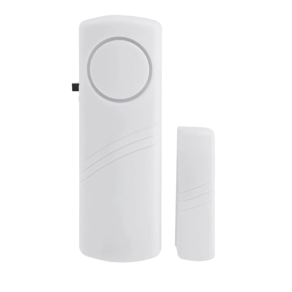New Door Window Wireless Burglar Alarm with Magnetic Sensor Home Safety Wireless Longer System Security Device 90Db White